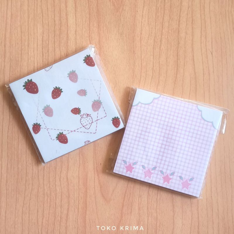 

Sticky Notes Catatan Tempel Memo Stick Bentuk Persegi
