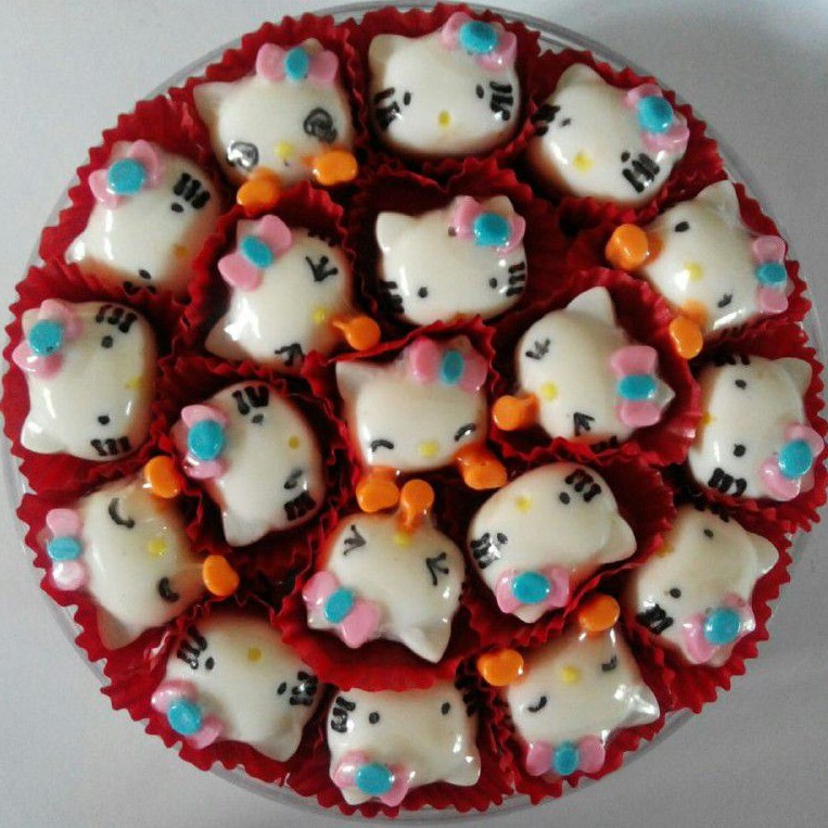 

Permen Coklat Karakter Hello Kitty (HK) 450gram Coklat Mezem