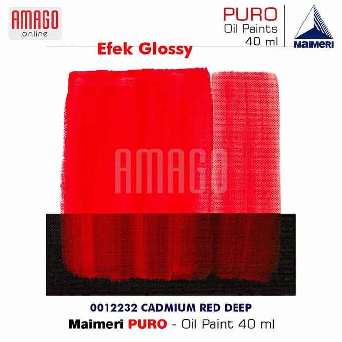 MAIMERI PURO - OIL PAINT - CADMIUM RED DEEP - 40ML - M0012232