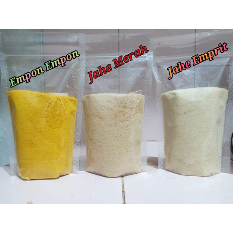 

JAHE & EMPON-EMPON KEMASAN 500 gram