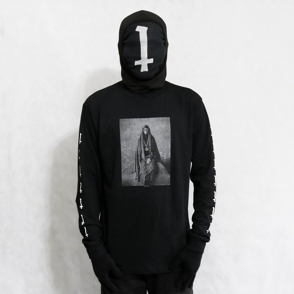 Heretic - Longsleeve T-Shirt - Portrait of Death