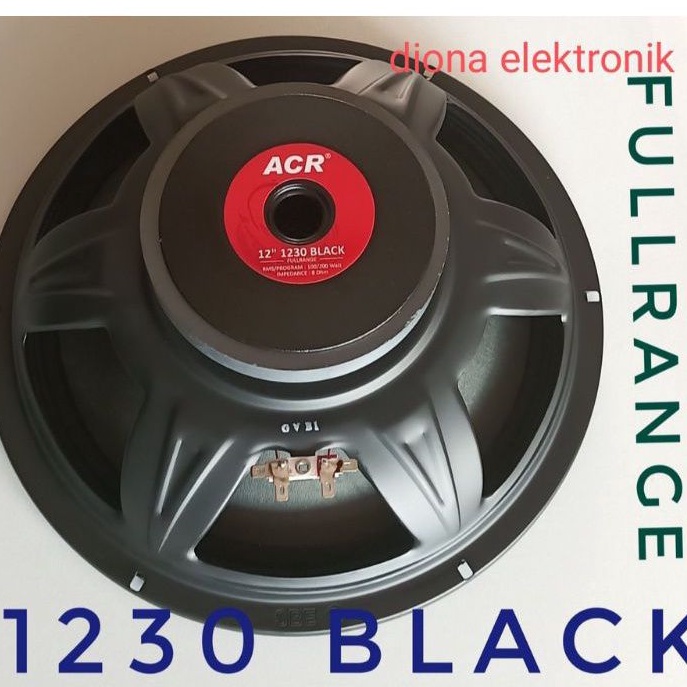 speaker ACR 12" 1230 black full range