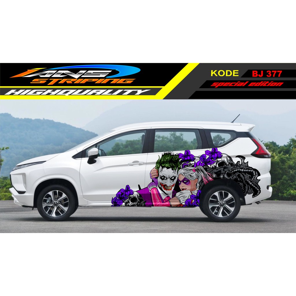 DECAL STICKER MOBIL XPANDER / STIKER MOBIL INNOVA, PAJERO, FORTUNER, XENIA / VARIASI MOBIL STIKER