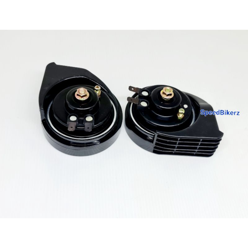 Klakson Motor &amp; Mobil Keong Double Power Horn Double + Relay / Klakson Keong Double Model Pia Universal Motor Mobil