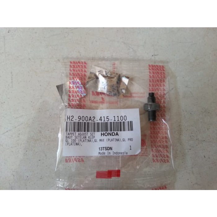 Baut Setelan Stelan Klep - Tiger Megapro GL 100 GL Max GL Pro Asli Aspira H2-900A2-415-1100