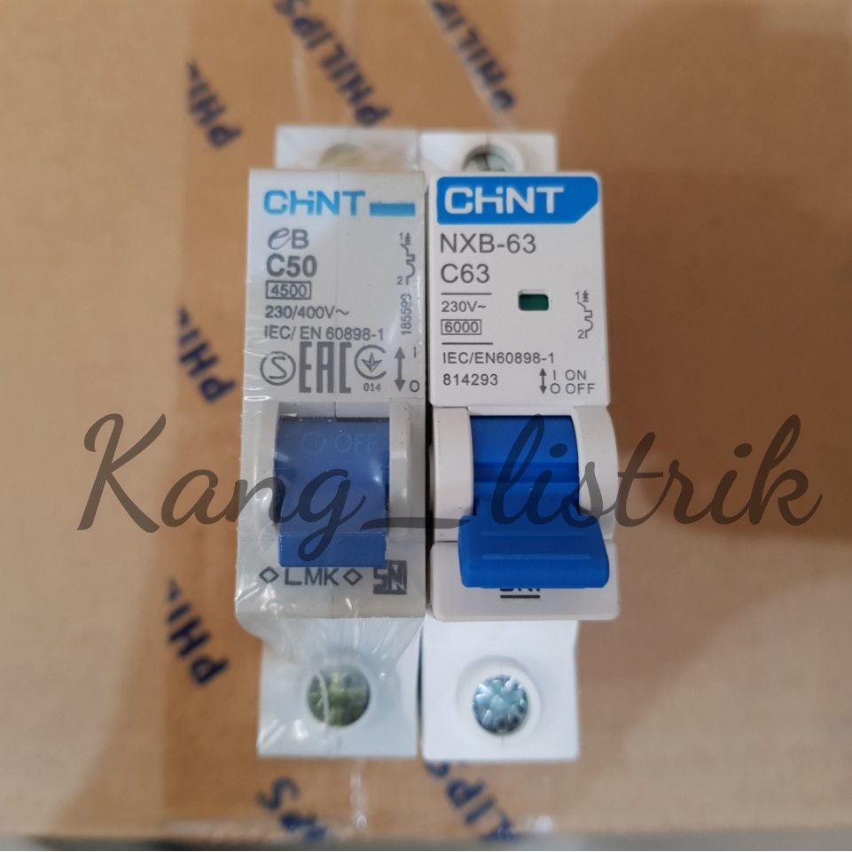 MCB CHINT NXB-63 1PHASE / MCB 1PHASE Chint 50A / 63A