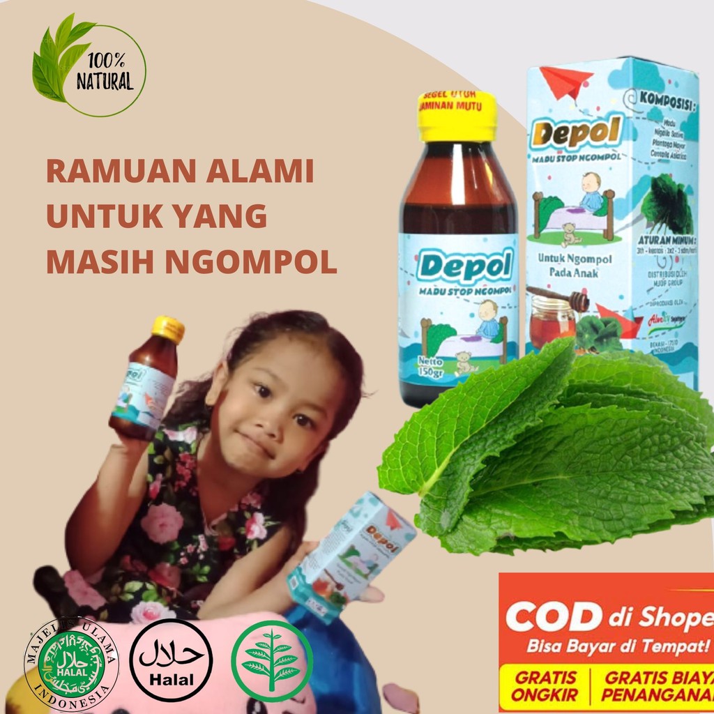 MADU OMPOL DEPOL OBAT OMPOL ANAK / OBAT ANTI NGOMPOL Obat beser Infeksi Saluran Kemih Kencing