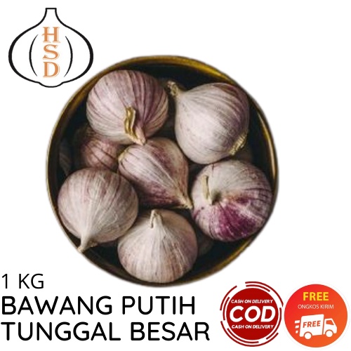 Bawang Putih Tunggal Lanang Besar 1KG