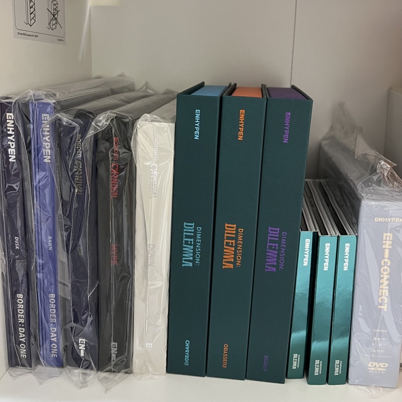 Album only ENHYPEN BDO Border Day One, BDC Border Carnival, D:D Dimension Dilemma, Essential, DVD En