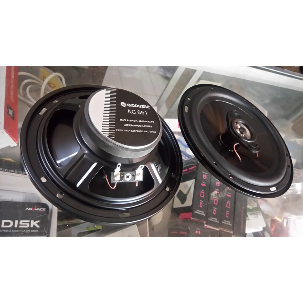 Speaker COAXIAL 6inch acoustic jernih 2WAY 1000W