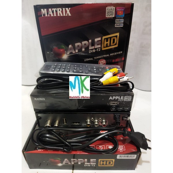 Set Top Box Matrix Apple HD Set Top Box DVB T2 Set Top Box DVB-T2 Digital TV