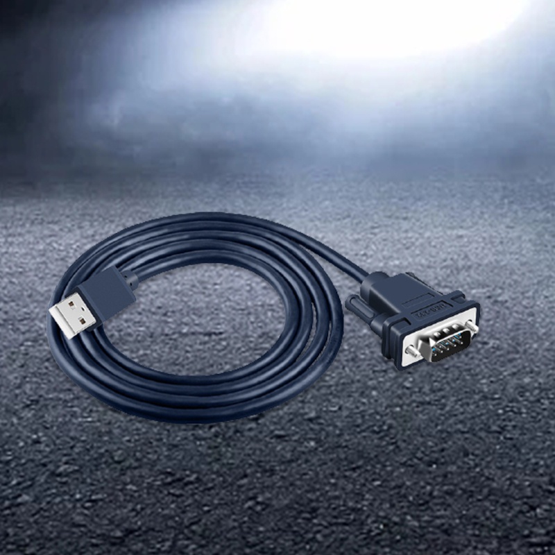 Btsg JH-LINK USB to DB9 RS232 Male Kabel Data Serial Adapter USB COM Port DB9 Pin Cable RS232 Untuk Windows7 8 10 XP 1.2m