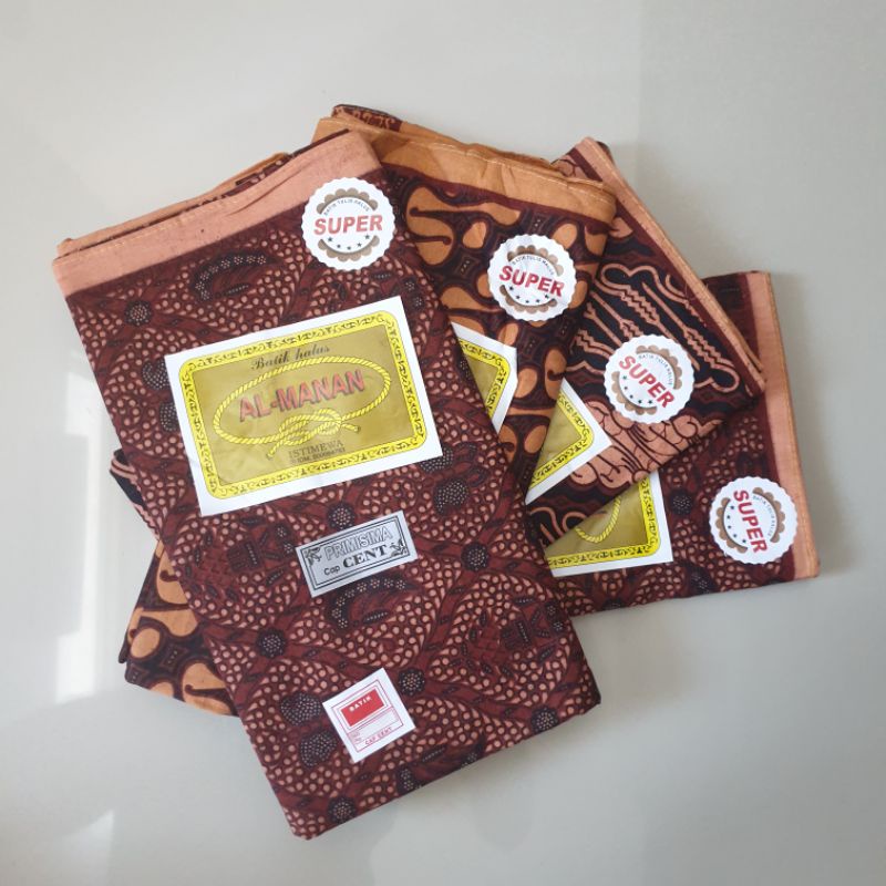 Kain Panjang Batik ALMANAN Cap Cent Kain Batik Halus ibu Melahirkan (KAIN PANJANG ALMANAN)