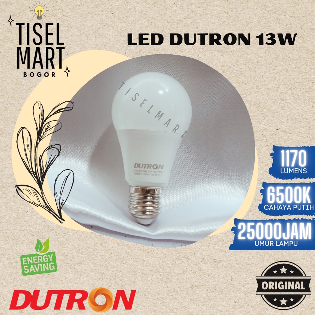 Lampu - Bohlam LED - Lampu LED DUTRON 13W Murah