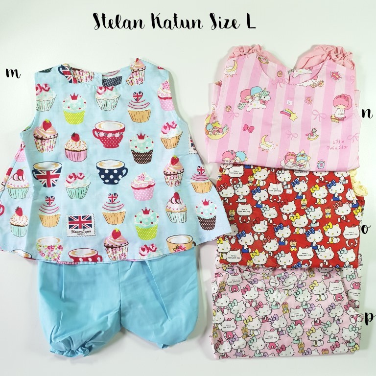 Stelan Anak Katun Size L