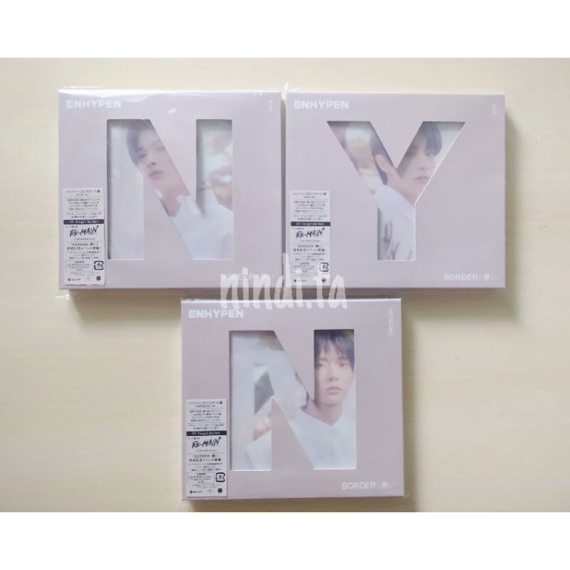 ALBUM ONLY ENHYPEN BORDER HAKANAI SOLO JACKET HEESEUNG JAKE NI-KI