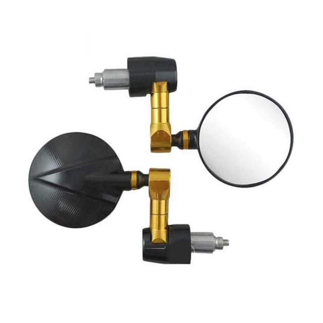 Spion jalu bar end bulat besar full cnc semua motor N max Aerox Vario 125 150 Mio Vixion Beat Fu