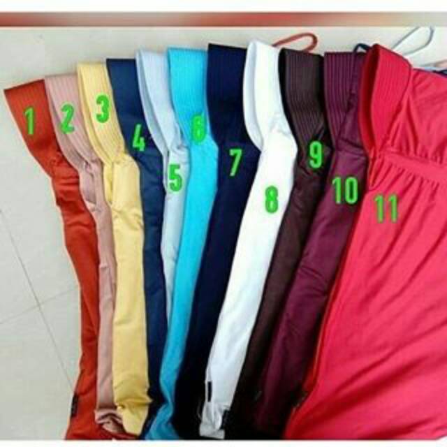 Jilbab serut polos el nifa