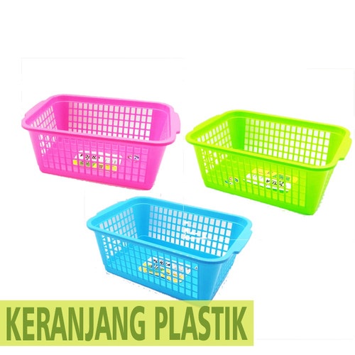 Keranjang Tempat Stationary / Keranjang Aksesoris Plastik Serbaguna Pokka S HAWAII 5754