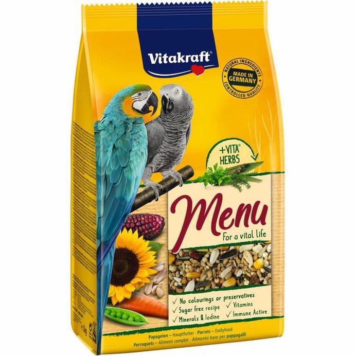 Jual Snack | Vitakraft Premium Menu For Parrot/Makanan Burung Kakak Tua - 1 Kg | Shopee Indonesia