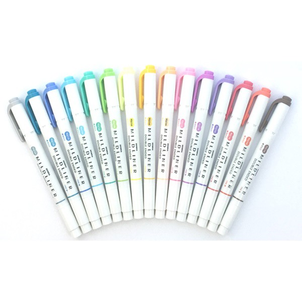 

Zebra Mildliner Double Sided Highlighter - Stabilo Pastel