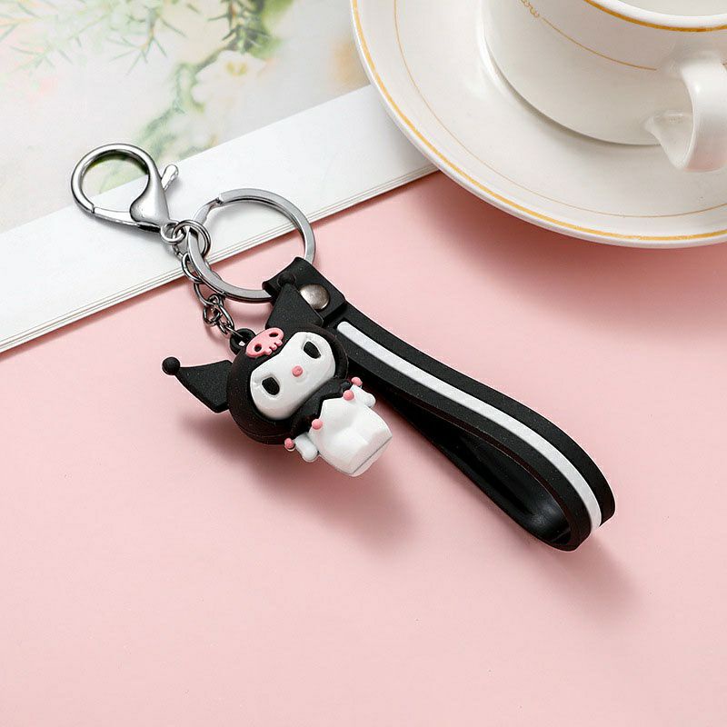 GANCI KARAKTER KARTUN BONEKA PVC | GANTUNGAN KUNCI MOTOR MOBIL GANTUNGAN TAS LUCU | KEY CHAIN MELODY KEROPI | GANTUNGAN KUNCI KEROPI KUROMI KEYCHAIN GANTONGAN KONCI