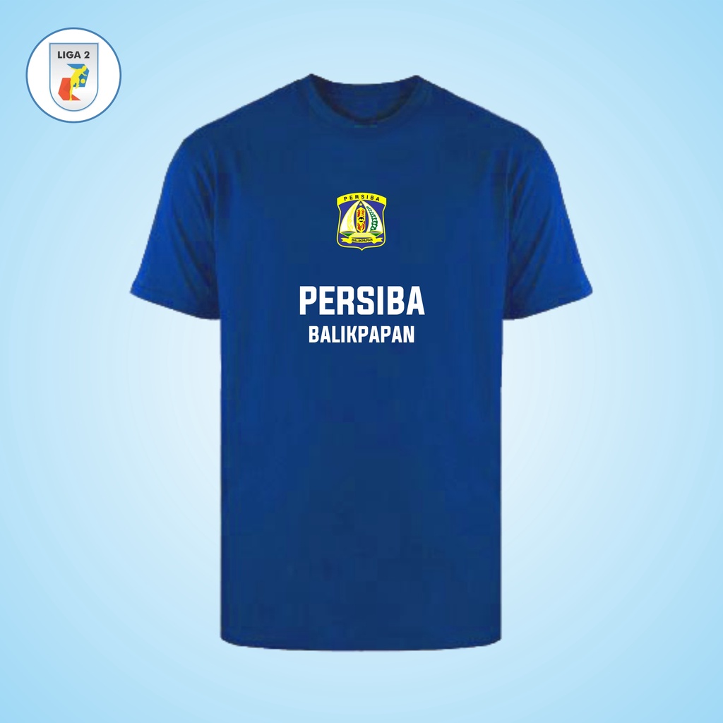 Kaos Distro Fans Persiba Balikpapan, Oblong katun Combat 30s Liga 2 Indonesia