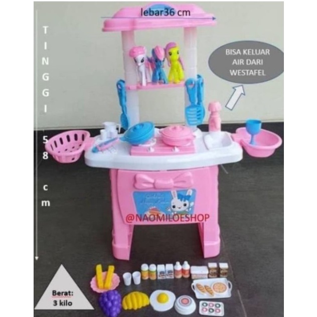 Mainan Clasic luxury kitchen set toys ukuran JUMBO