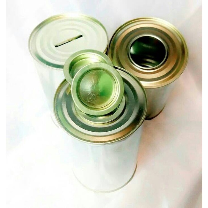 CELENGAN- CELENGAN KALENG POLOS BUKA TUTUP -CELENGAN.