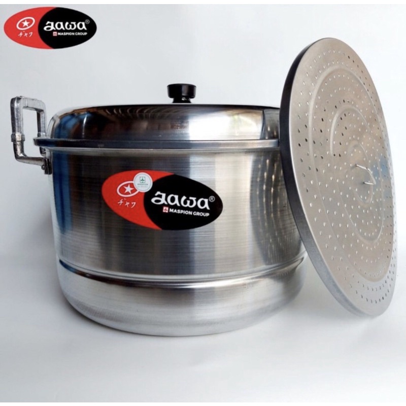 PANCI KUKUSAN DANDANG STEAMER JUMBO BESAR ALUMINIUM MASPION JAWA