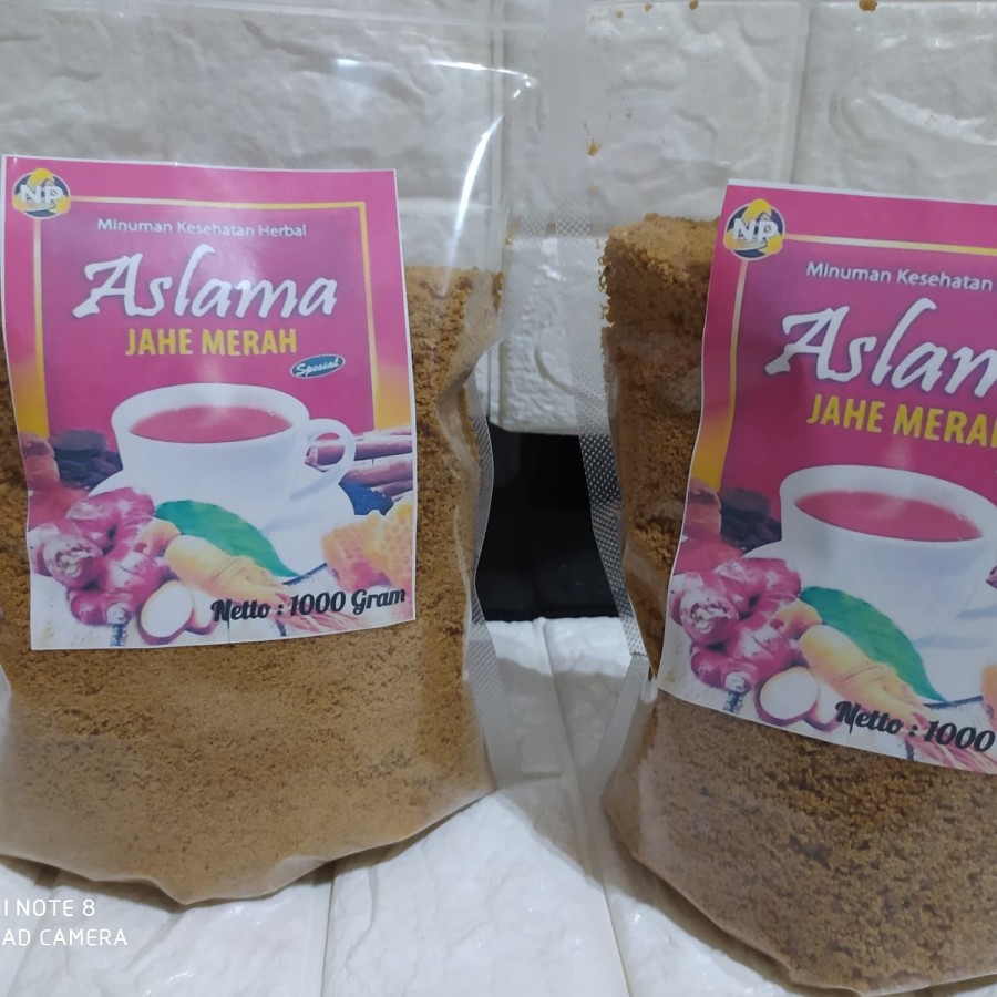 

Jahe Merah Aslama | 1000 gr | Kemasan | Instan | Seduh 100% ASLI ORIGINAL
