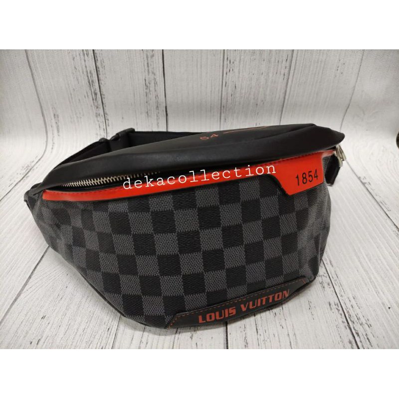 BUMBAG LV PRIA WANITA 1854 WAIST BAG LV 1854 TAS SELEMPANG LV PRIA WANITA