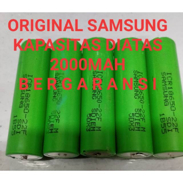Baterai Samsung icr18650 22f