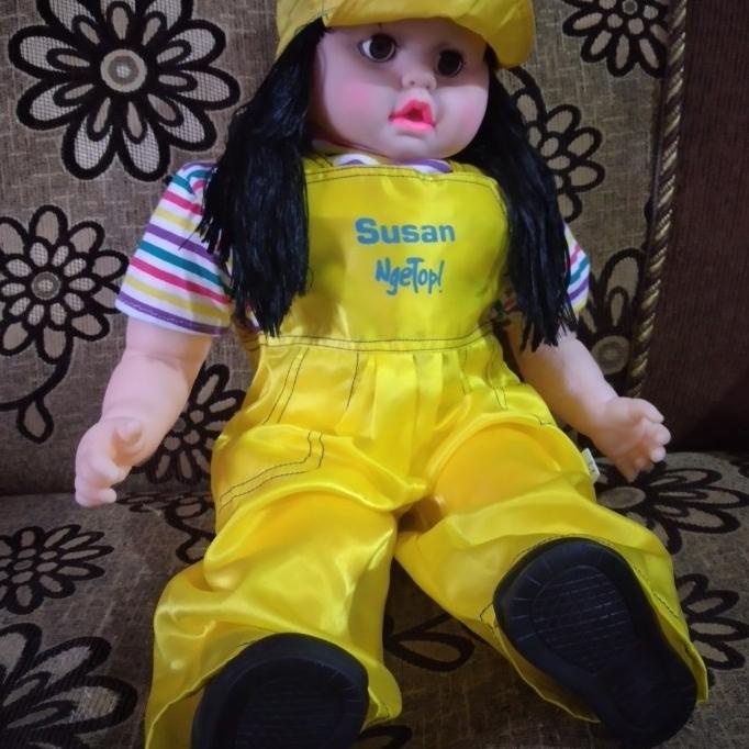 BOOM SALE Mainan Boneka Susan Cantik Ukuran Jumbo Besar Tinggi 60 cm