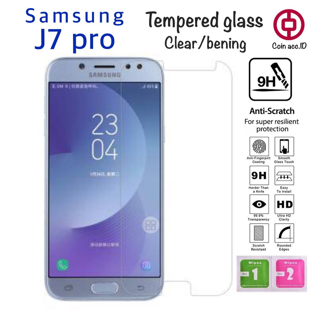 Tempered Glass SAMSUNG J7 PRO - anti gores kaca samsung j7 pro