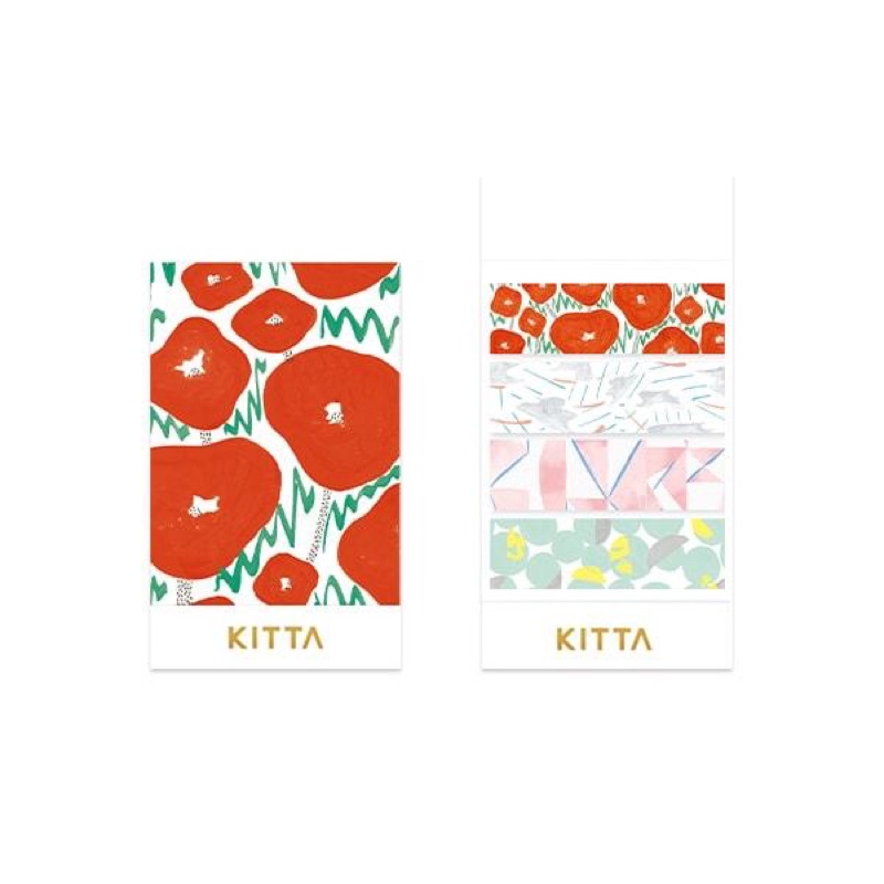 

KITTA Washi Sticker Floral Scene / KIT060