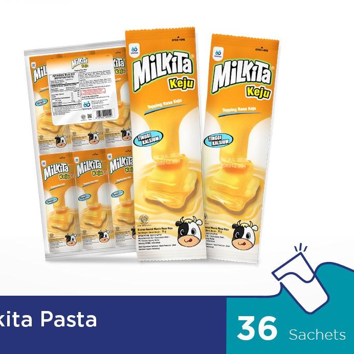 

10.10 BIG SALE FASION Milkita Keju Pasta Renceng 36 pcs (1 bag) serbuuu !
