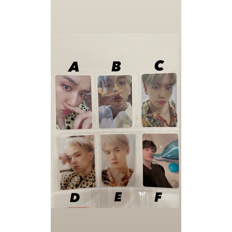 EXO BAEKHYUN JAPANESE BAMBI ALBUM PHOTOCARD BENEFIT PC GET YOU ALONE STARS WHIPPIN DISAPPEARED DROWN