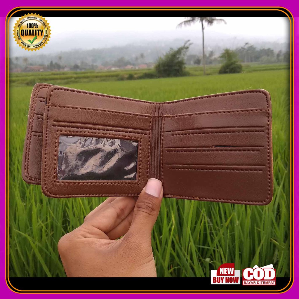 PROMO Dompet Pria  Kulit PVC premium bayar di tempat