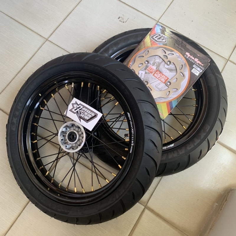 BANSET HONDA CRF VELG SUPERMOTO SPRINT XD KOMPLIT