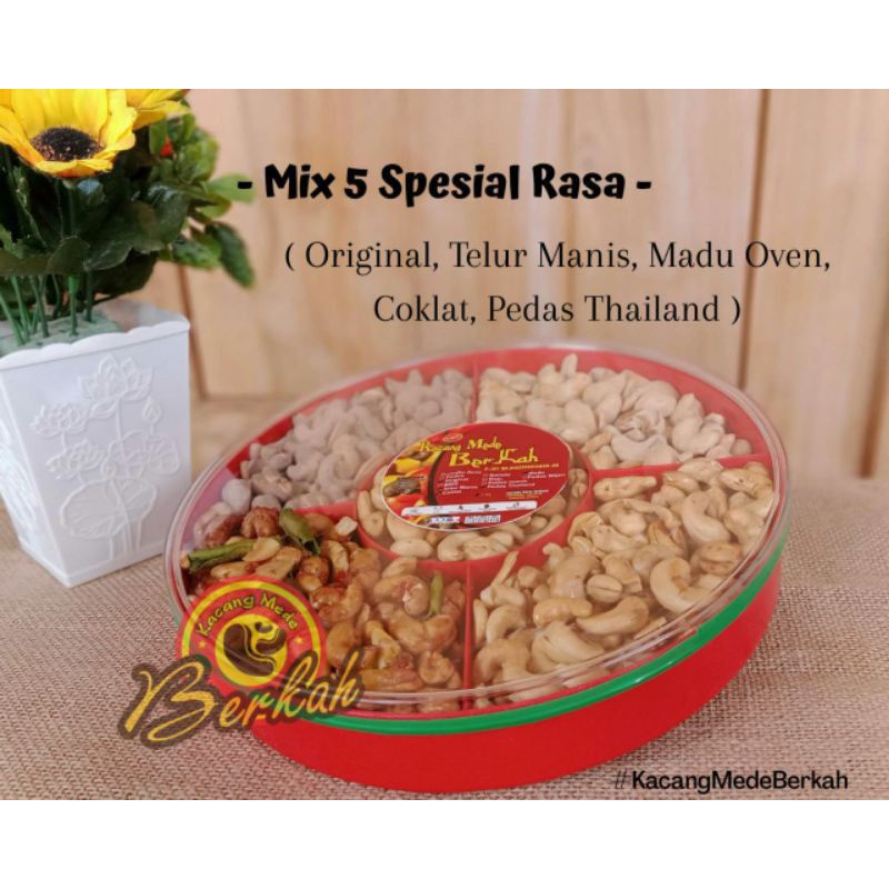 

KACANG METTE/ KACANG MEDE MIX 5 RASA/ BISA PILIH VARIAN RASA/ ASLI Wonogiri