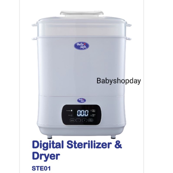 Baby Safe Digital Sterilizer and Dryer STE01, Steril pengering botol susu Babysafe