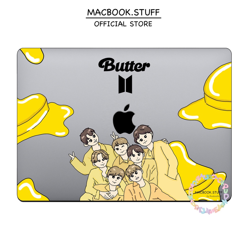 CASE MACBOOK Case CUSTOM BTS BUTTER DESIGN NEW AIR PRO RETINA 11 12 13 14 15 16 INCH NON /  WITH CD ROOM / TOUCHBAR / TOUCH ID / M1 2020 2021 2022