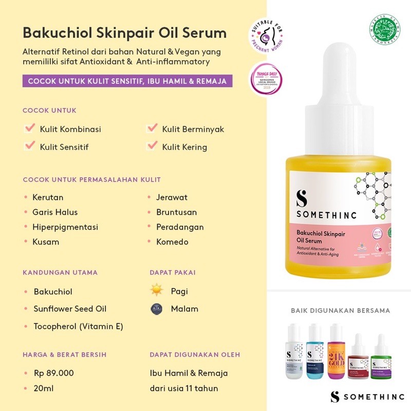 SOMETHINC Bakuchiol Skinpair Oil Serum 20ml