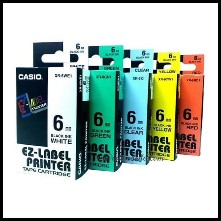 

Caramel | Pita / Ez Label Printer Casio 6Mm / Tape Carteridge Refill Isi Ulang