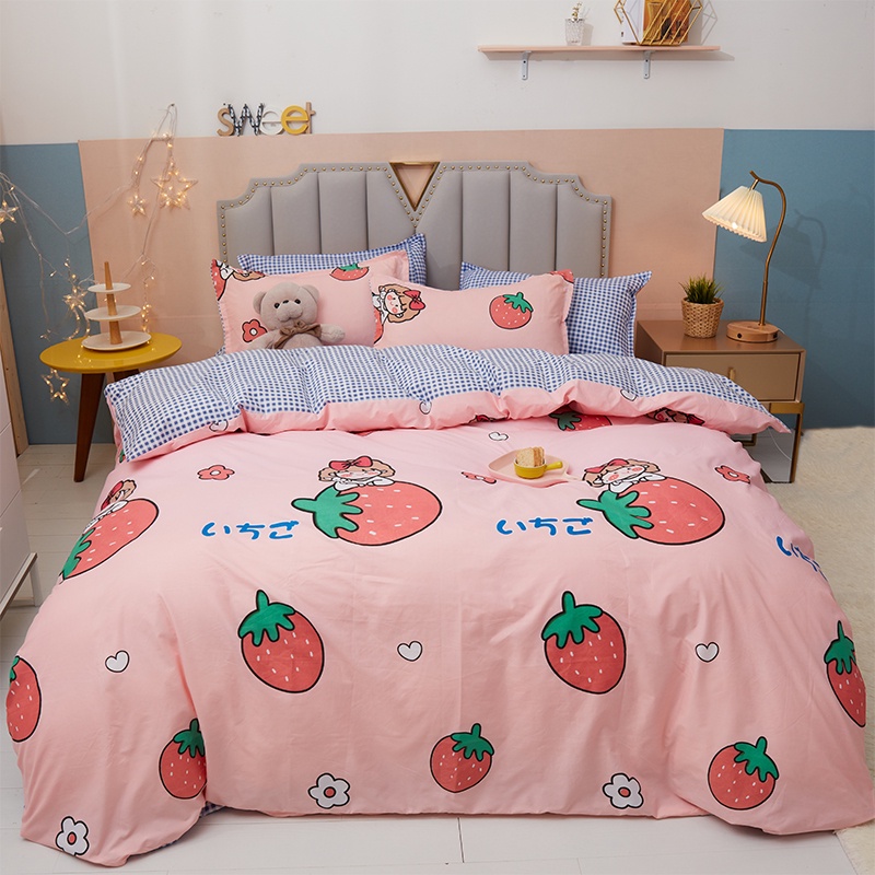 WEMARRY SPREI KATUN SET - SARUNG BED COVER SET Ukuran 180x200/160x200 COD