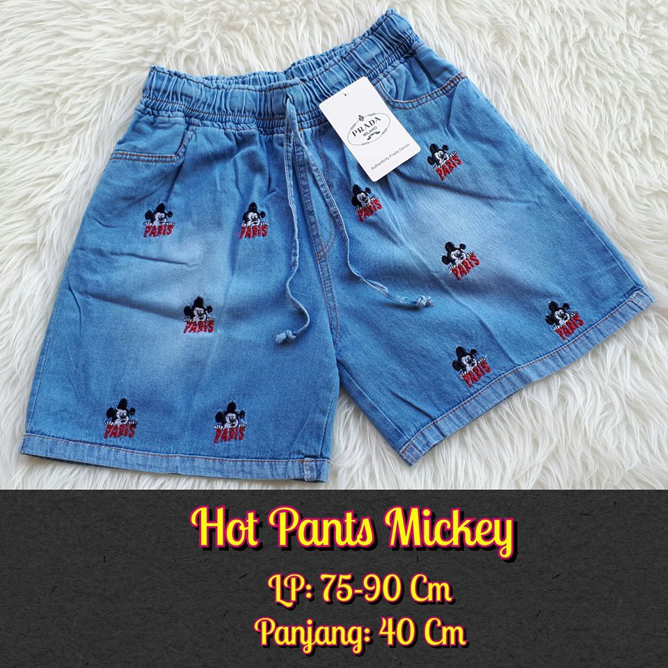 Celana Hotpans Jeans Bordir Aneka Motif