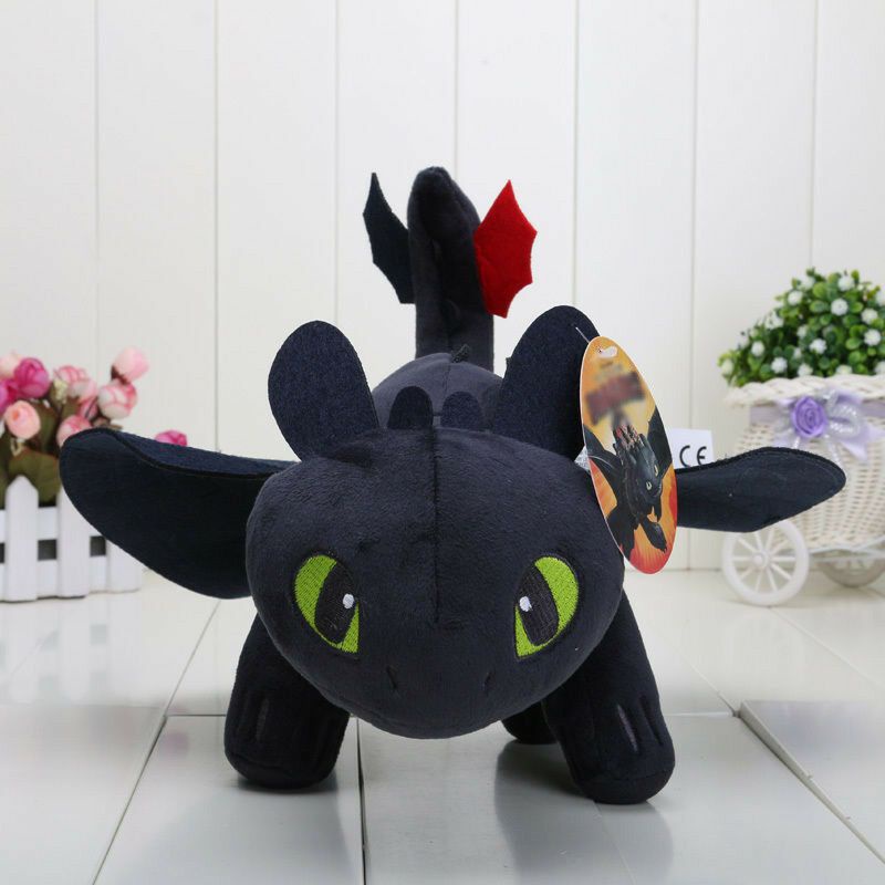 How to Train Your Dragon Toothless Night Fury Stuffed Plush Toy Doll Soft Toys