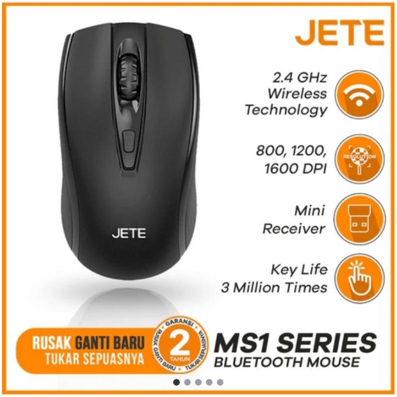 JETE MOUSE WIRELESS SILENT JETE MSI SERIES MOUSE BLUETOOTH