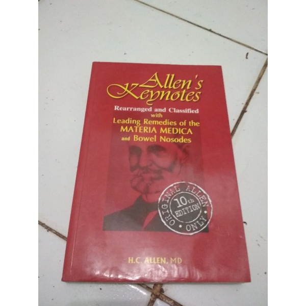NOVEL  ALLENS KENNOTES REARRANGED AND CLASSIFIED WITH  LEADING REMEDIES OF THE  MATERIA MEDICA